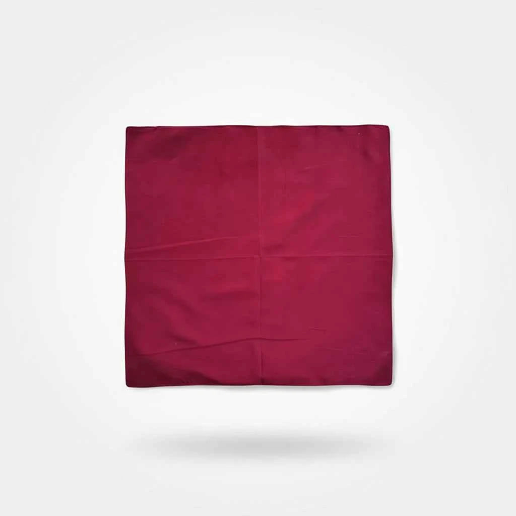 Bandana en coton bordeaux homme uni - BoucleAura
