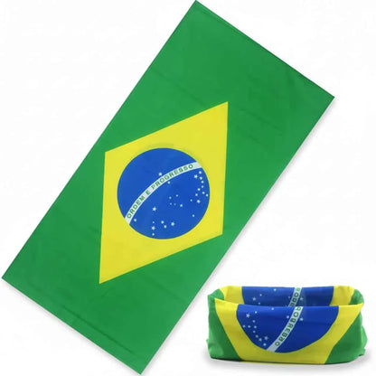 Tour De Cou Bandana vert motif drapeau pirate - BoucleAura
