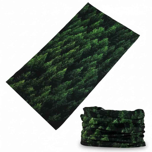 Tours De Cou Bandana vert femme forêt - BoucleAura