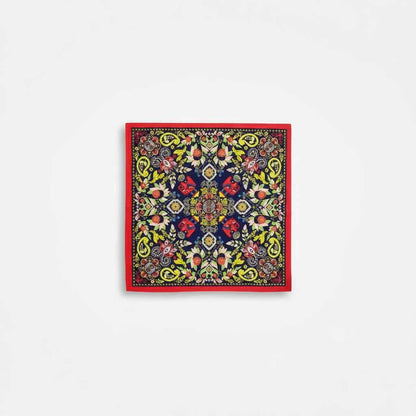 Bandana en coton multicolore à motifs floraux - BoucleAura