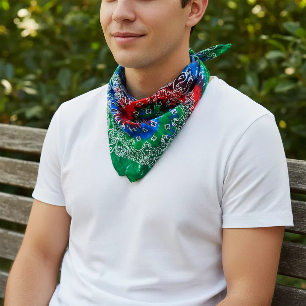 Bandana en coton homme pirate