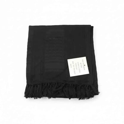Tour de cou bandana homme noir en coton - BoucleAura