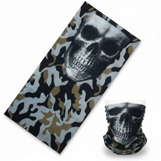 Tours De Cou Bandana pirate camo kaki - BoucleAura
