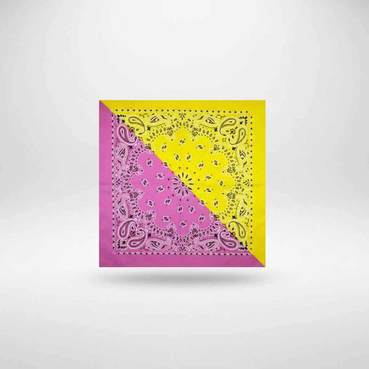 Bandana en coton multicolore avec motif cachemire - BoucleAura