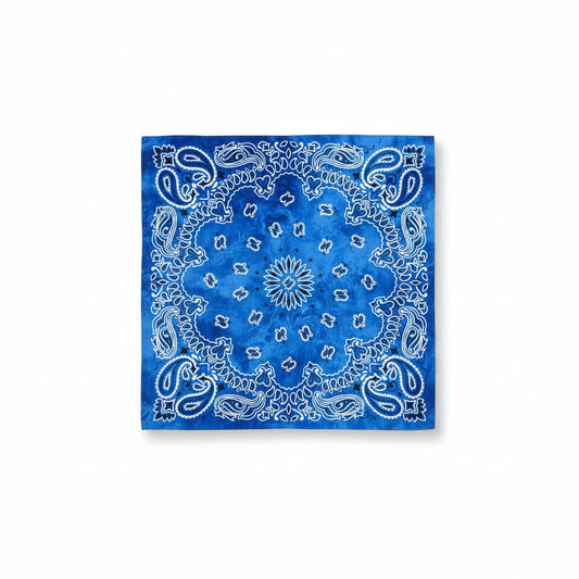 Bandana en coton bleu pirate - BoucleAura