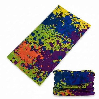 Tour De Cou Bandana multicolore femme à taches - BoucleAura
