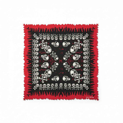 Bandana en coton noir pirate - BoucleAura