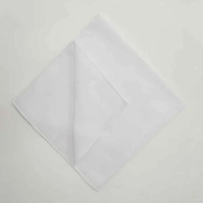 Bandana en coton blanc pour femme - BoucleAura