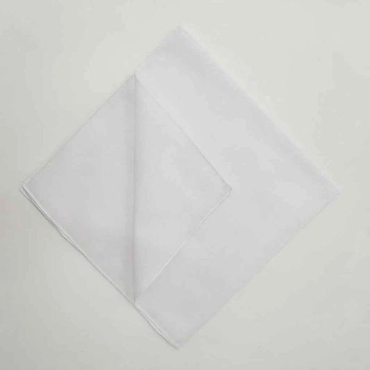 Bandana en coton blanc pour femme - BoucleAura