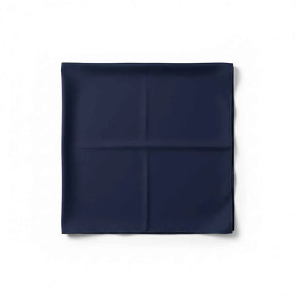 Bandana en coton bleu uni pour homme - BoucleAura