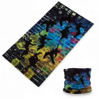 Tour De Cou Bandana multicolore femme à motif danse - BoucleAura