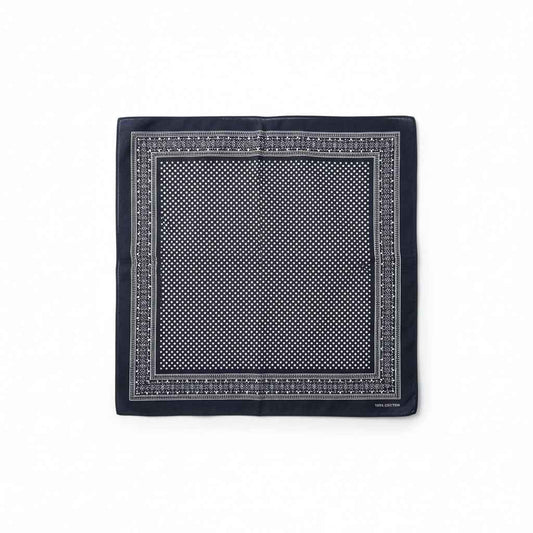 Bandana en coton noir à pois femme - BoucleAura