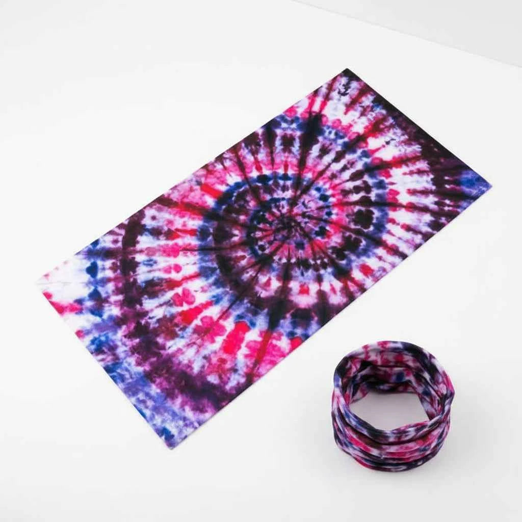 Tour De Cou Bandana multicolore femme spirale - BoucleAura