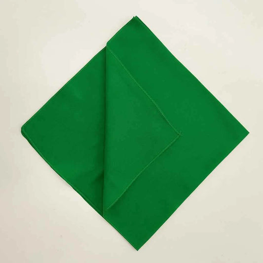 Bandana en coton vert uni homme - BoucleAura