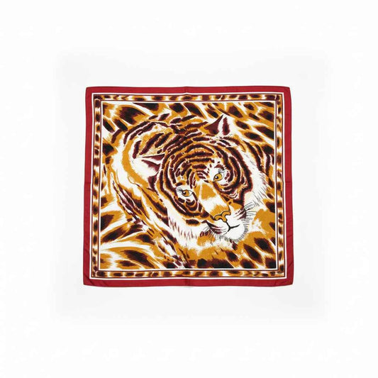 Bandana en coton noir pirate tigre - BoucleAura