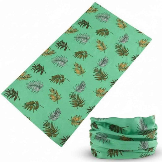 Tours De Cou Bandana vert femme à feuilles - BoucleAura