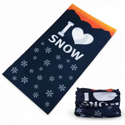 Tour De Cou Bandana noir femme neige - BoucleAura