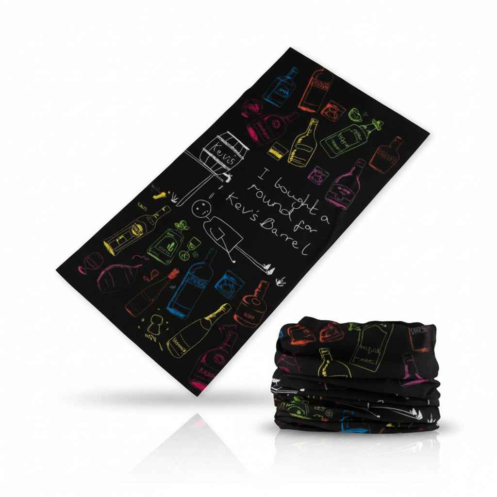 Tours De Cou Bandana femme multicolore noir - BoucleAura
