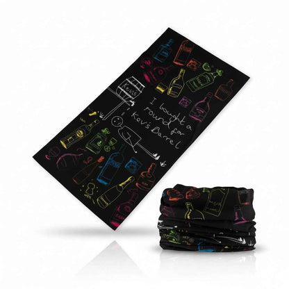 Tours De Cou Bandana femme multicolore noir - BoucleAura
