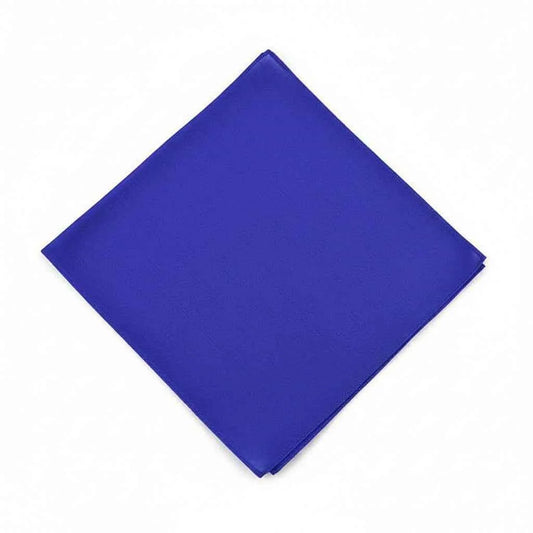 Bandana en coton bleu homme uni - BoucleAura