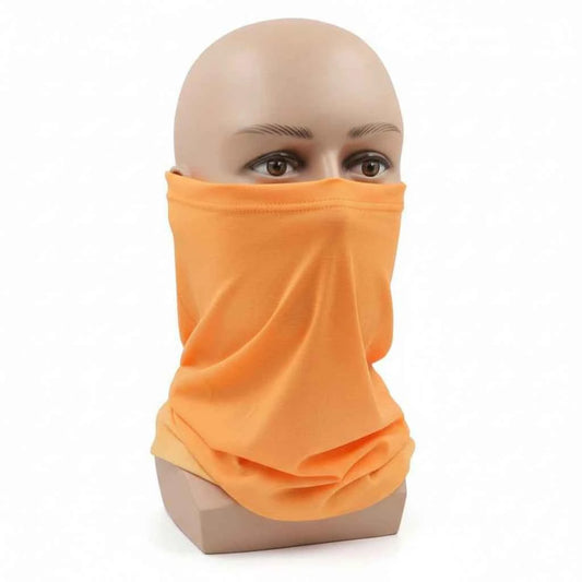 Tour De Cou Bandana orange uni pour femme - BoucleAura