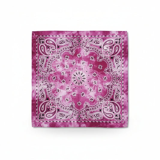 Bandana en coton rose pirate - BoucleAura