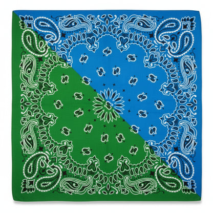 Bandana en coton multicolore motif cachemire - BoucleAura