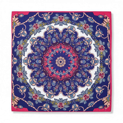 Bandana en coton multicolore à motif mandala - BoucleAura