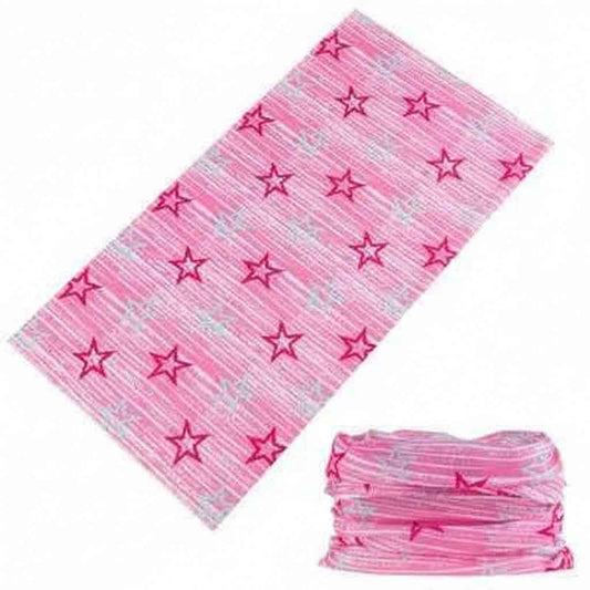 Tours De Cou Bandana rose femme à étoiles - BoucleAura
