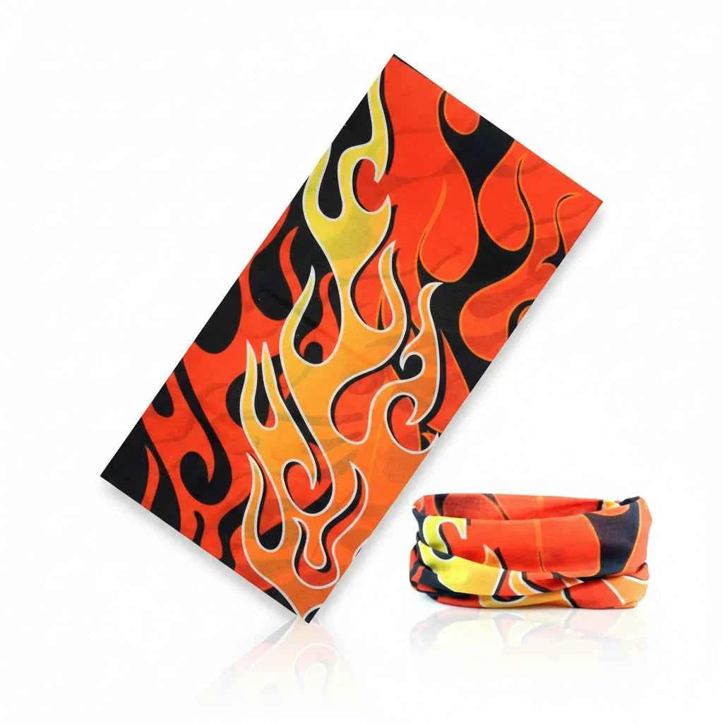 Tours De Cou Bandana multicolore flamme pour homme - BoucleAura