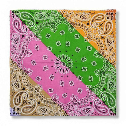 Bandana en coton multicolore pour femme - BoucleAura