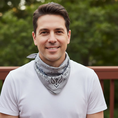 Bandana en coton homme