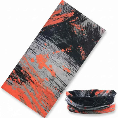 Tour De Cou Bandana orange homme avec motif pirate - BoucleAura