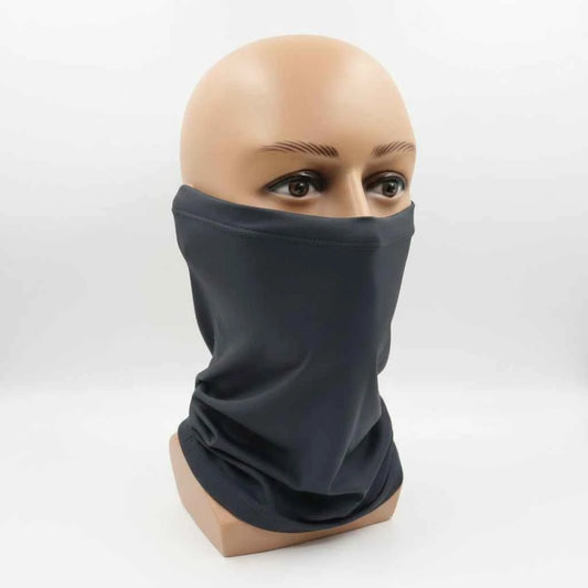 Tour De Cou Bandana noir femme en tissu lisse - BoucleAura