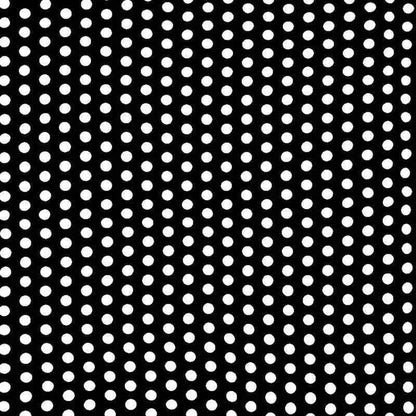 Bandana en coton noir femme à pois - BoucleAura