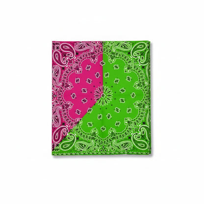 Bandana en coton homme multicolore motif cachemire