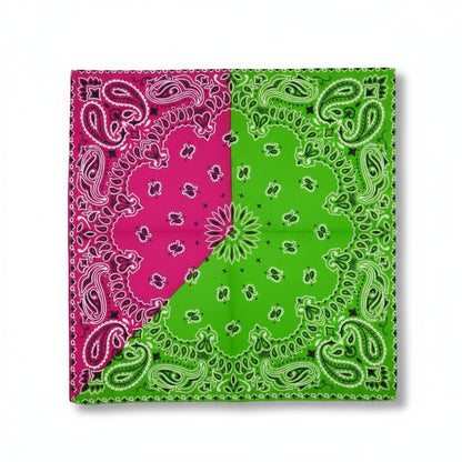 Bandana en coton homme multicolore motif cachemire - BoucleAura