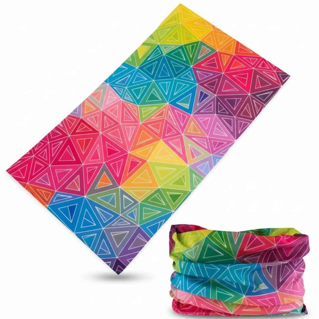 Tours De Cou Bandana multicolore géométrique femme - BoucleAura