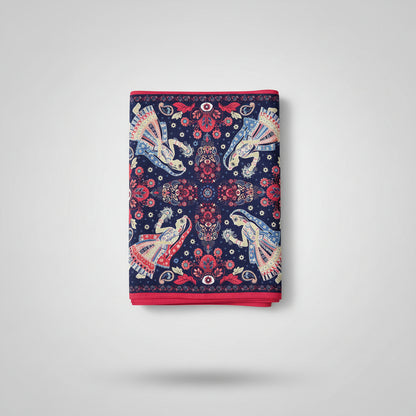 Bandana en coton femme multicolore à motifs floraux