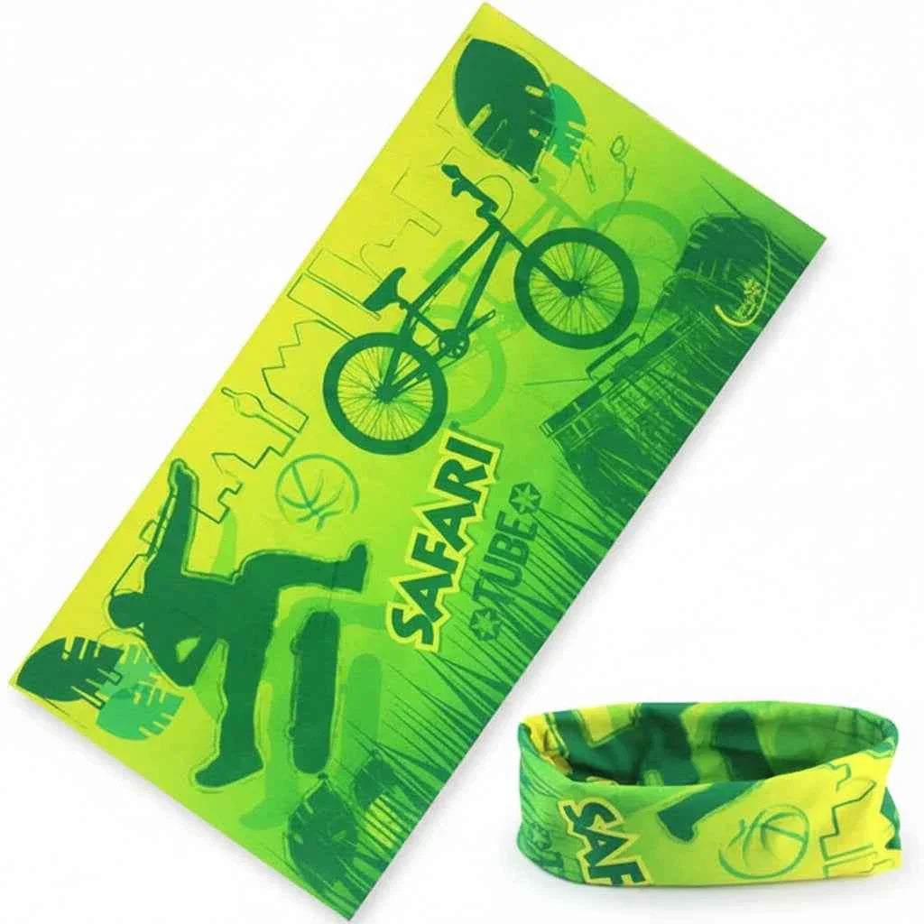 Tour De Cou Bandana vert safari vélo - BoucleAura