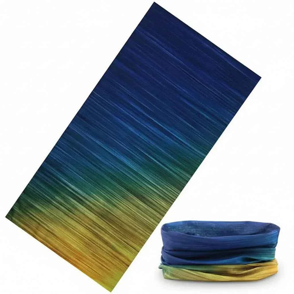 Tour De Cou Bandana bleu pirate dégradé - BoucleAura