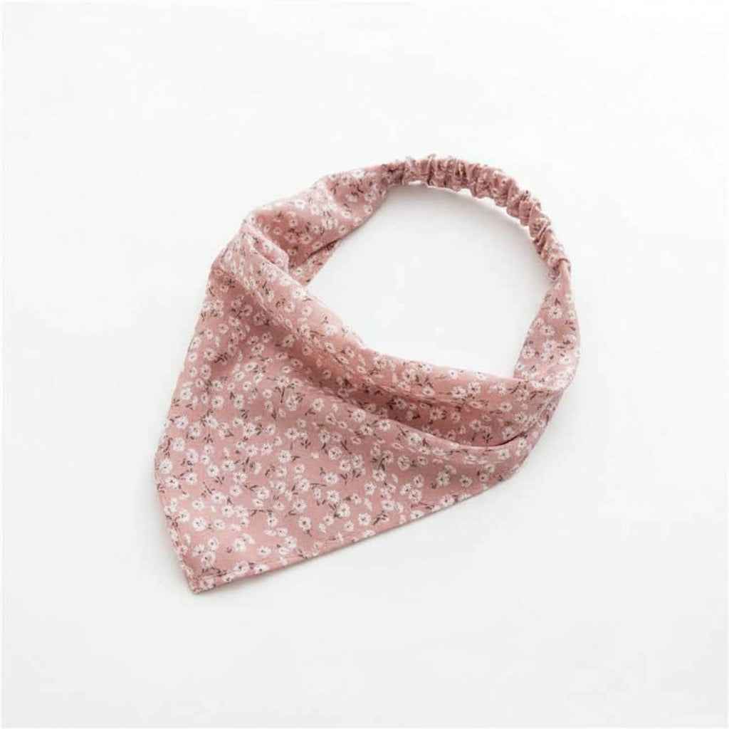 Bandana pour cheveux rose - BoucleAura