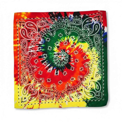 Bandana en coton multicolore motif cachemire - BoucleAura