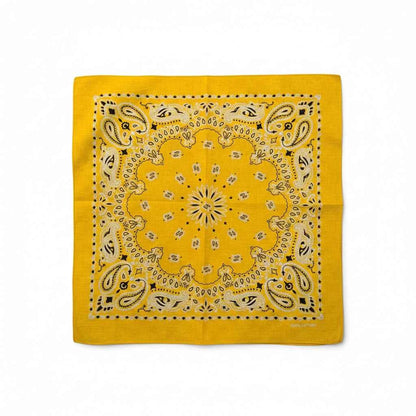 Bandana en coton homme jaune - BoucleAura