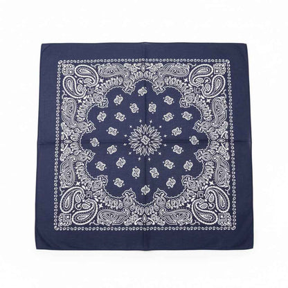 Bandana en coton homme bleu motif cachemire - BoucleAura