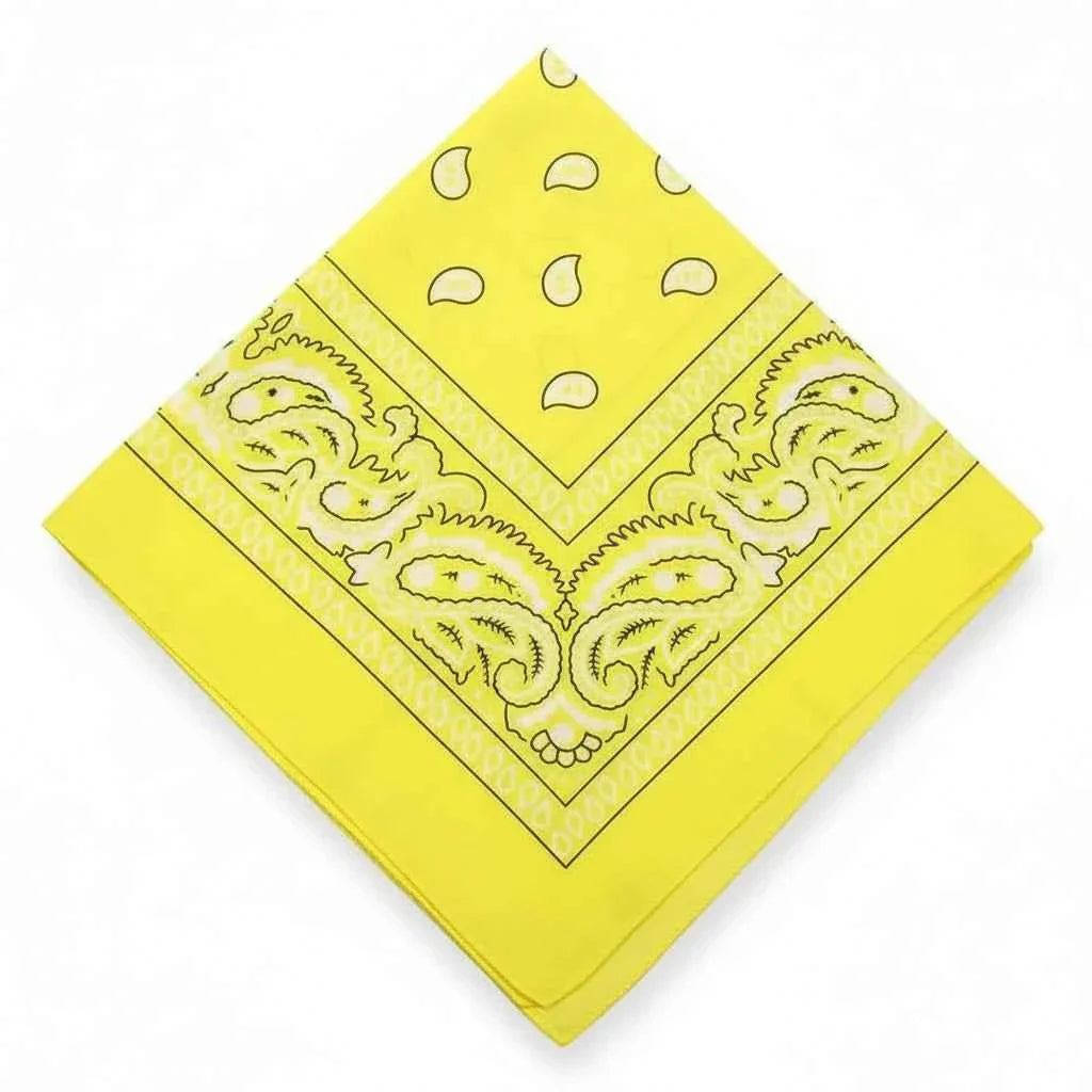 Bandana jaune homme - BoucleAura