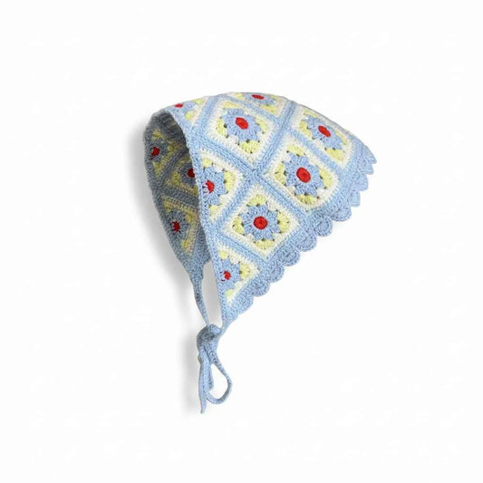 Bandana pour cheveux bleu femme - BoucleAura