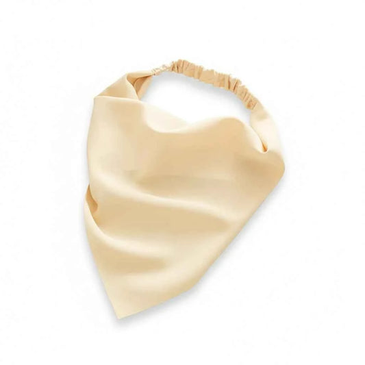 Bandana pour cheveux beige - BoucleAura