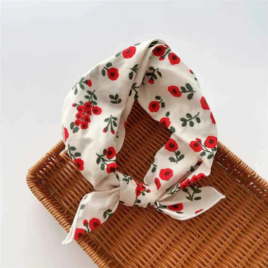 Bandana en coton bandana blanc - BoucleAura