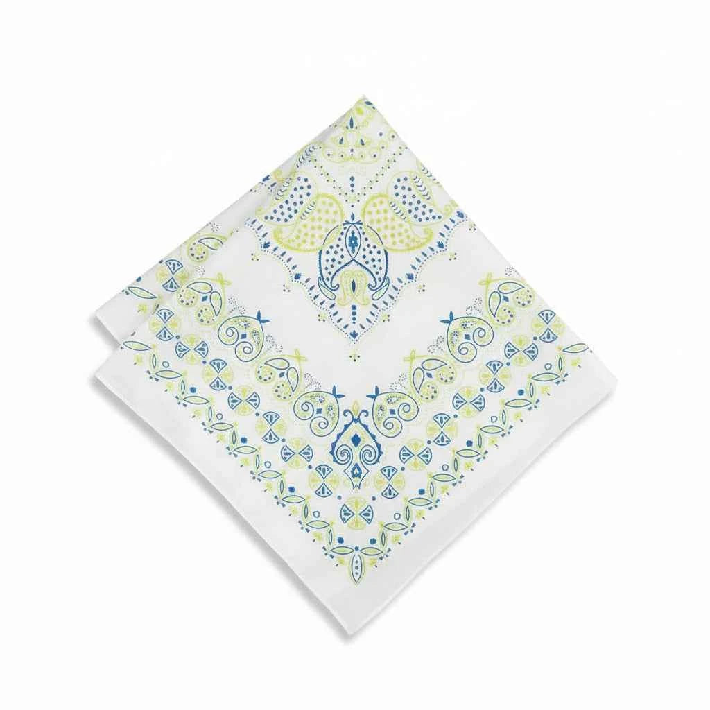 Bandana en coton homme blanc - BoucleAura